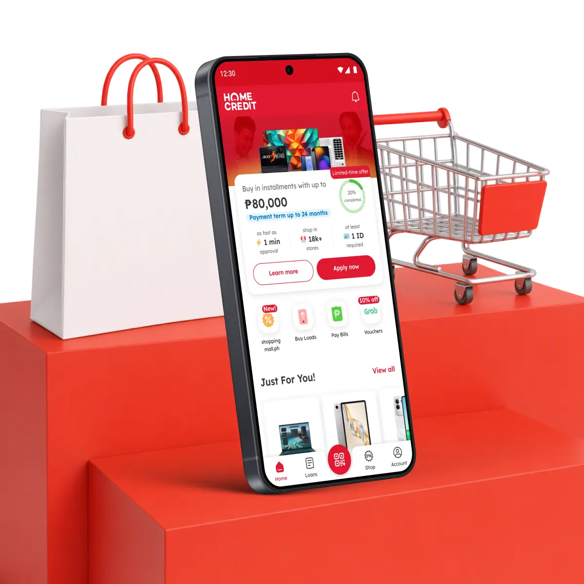 Shop now, pay later online!